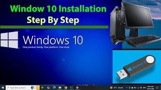 How to Install Windows 10 From USB | Windows 10 Installation Step by Step 2025 | Window 10