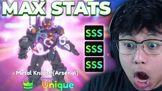 UNIQUE METAL KNIGHT (ARSENAL) SSS MAX STATS SHOWCASE - Anime Adventures