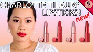 CHARLOTTE TILBURY HOLLYWOOD BEAUTY ICON LIPSTICK | Swatches Icon baby, red carpet pink & more..