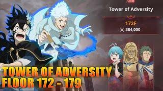 Floor 172 - 179 Tower of Advarsity Guide Challenge | Black Divider Asta Team | Black Clover M