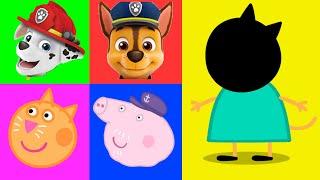 Paw Patrol Wrong Head Puzzle | Only Genius can Match Peppa Pig Heads