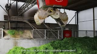 Voerrobot Lely Vector in combinatie met ID Agro modulaire voerkeuken