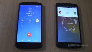 Incoming call & Outgoing call at the Same Time Nexus 5+Nexus 5 With Ubuntu