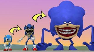 EVOLUTION OF NEW THE SONIC TAPES CHAOS in Garry's Mod!!