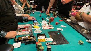 UNBELIEVABLE run out for $8,000+ Dollar pot playing $5-$10-$25!!! // Poker Vlog 277