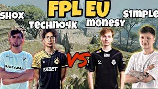 Shox POV W/Techno4K, Loba vs S1mple, m0nesy CS2 FPL EU ANCIENT GAMEPLAY ( FULL MATCH VODS )