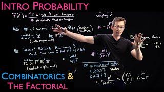 Counting Probabilities with Combinatorics and the Factorial