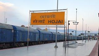 HJI, Hojai railway station Assam, Indian Railways Video in 4k ultra HD