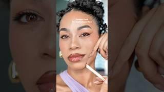Contour hack for heart shaped face 🫧️ #makeuphacks #makeuphack #makeuptips