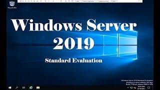 Windows Server 2019 Evaluation Download.