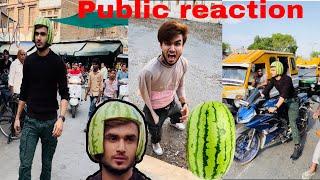 abraz khan91| abraz,tarbooz helmet public reaction  | team ck91 | abrazkhan