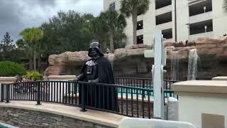 Darth Vader Wandering The Pool At Fanboy Expo Orlando 2023