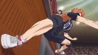 [EngSub] Karasuno VS Jozenji 日向蜘蛛人 Hinata Becomes A Spiderman