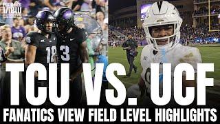 TCU Horned Frogs vs. UCF Knights College Football Game Highlights | Fanatics View Field Level