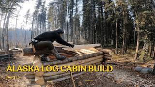 Building my Rustic Off Grid Alaska Log Cabin