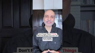 How To Handle Your Resignation Effectively | Sarabjeet Sachar #resignation #personalbrand #shorts