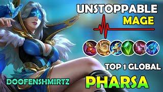 Top 1 Global pharsa  Gameplay 2021 | pharsa Best Build and Emblem 2021 ~ Mobile legends