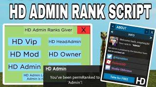 HD Admin Owner Ranks Giver Roblox Script 2024 | Tutorial | Hydrogen,Fluxus,Arceus x Mobile