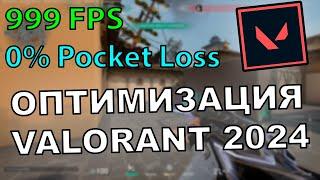 КАК Я ОПТИМИЗИРОВАЛ VALORANT и убрал Pocket Loss в 2024 году