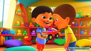 Five Little Busy Friends | Daily Routine Song for Kids | Fun Learning