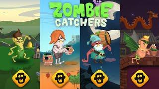 zombie catchers all  Level 6 zombies #zombiecatchersgame