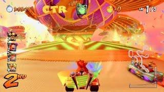 Hot Air Skyway - All CTR Challenge Token Letter Locations - Crash Team Racing Nitro-Fueled