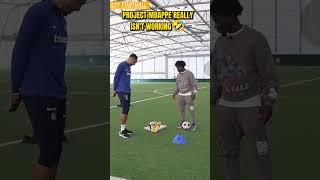 Aubameyang tries to get Project Mbappe going  #shorts | SY Football #SUCCESS4YOUNGSTERS