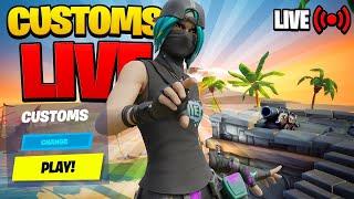 FORTNITE CUSTOMS FASHION SHOW LIVE | CUSTOM MATCHMAKING SCRIMS