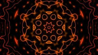 Trippy Kaleidoscope Visuals | Sunset Glow & Hypnotic Motion | Relaxing 4K Loop