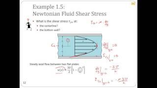 Ch1: Shear Stresses and Boundary Layers