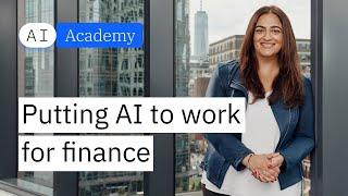 Putting AI to work for Finance