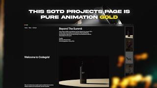 Recreating This SOTD Winner’s Project Page for Your Portfolio