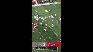 Tagovailoa Finds Tai Felton Wide Open Over the Middle vs. Indiana | Maryland Football