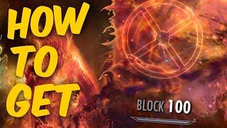 HOW TO LEVEL UP BLOCK IN SKYRIM ANNIVERSARY EDITION!! 2024