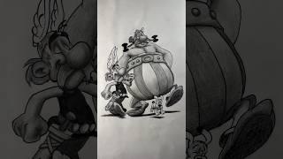 Astérix & Obélix boutta get serious now #art #drawing #emielhunswijk