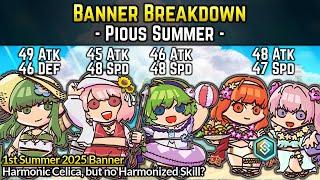 Summer Lapis, Nino, Palla, & Harmonic Celica/Serra (New Echo Style) | Banner Breakdown: Pious Summer