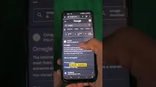 How to use Omegle in Android phone | Mobile me Omegle kaise chalaye | Omegle Video Chat | #short #yt