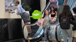 Man Farts In Peoples Faces At The Mall!!