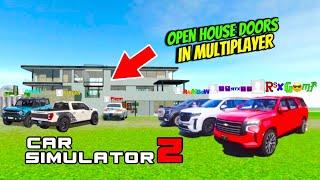 How to Open House Doors In Multiplayer In Car Simulator 2!! |Gameplay| #carsimulator2 #oppanagames