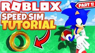 How To Make A Speed Simulator Game On Roblox - Part 1 (2022) | Like SONIC SPEED SIMULATOR!