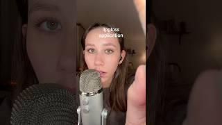 ASMR | Lipgloss Application #asmr #tingles #asmrsounds #asmrtingles #mouthsounds #asmrtriggers