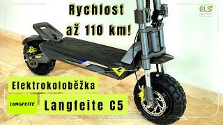 Langfeite H1 CZ edition, rychlost 110 km! Dojezd až 145 km, baterie Samsung Li-on 72V/35 Ah (2520Wh)