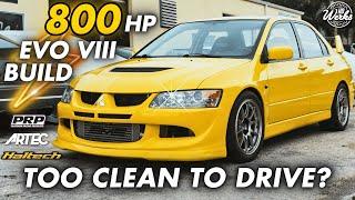 Evo 8 FULL RESTORATION and 800HP Build Is Just Too Clean To Drive