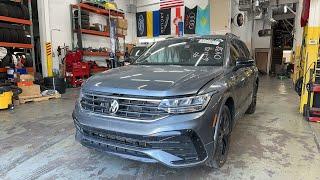 Купили на страховом аукционе - 2022 VW TIGUAN 2.0 , $17.300 .