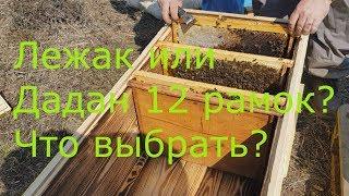 Лежак на 24 рамки или дадан 12 рамок, что выбрать? Где будет больше мёда? Часть 1.