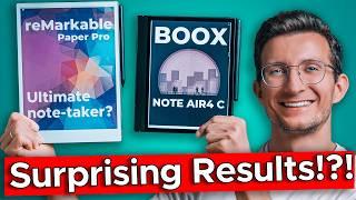 Remarkable Paper Pro vs. Boox Note Air 4C: Detailed Comparison of Build, Display, and Performance