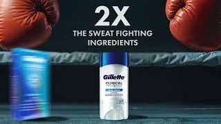 Gillette Antiperspirant with 2x Better Sweat Protection