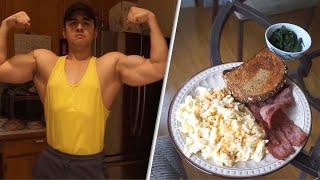 FULL DAY OF EATING with 20 Year Old Bodybuilder PRESTON GIFFORD | AESTHETICS 101 Ep. 3