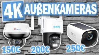 Die besten 4K AUßENKAMERAS | Top 3 4K Außenkameras 2025