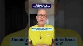 3 Steps for a Laser-Focused Job Search | Sarabjeet Sachar #Short #JobSearchTips